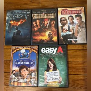 Assorted Movie DVD Collection - Set of 5